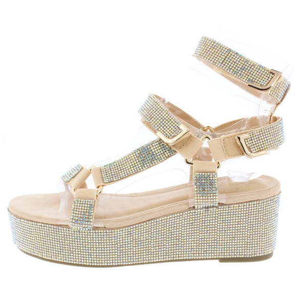 Nude Wedges - Picture 1 of 3